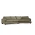 Atelier del Sofa Trosed 105x90x330cm Zeleni