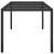 Stol za vrt Crna 190 x 90 x 75 cm poliratan