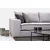 Atelier del Sofa Ugaona garnitura Lena 94x85x296cm Svetlosiva
