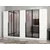 Hanah Home ormar sa reflektujućim staklom Nisa 20607, 315 cm, beli