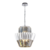 Luster na lancu DONNA 9xE14/40W/230V, prečnik 45 cm, mat hrom
