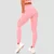 GymBeam Ženske helanke Mesh Panel Pink