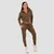 GymBeam Ženski duks TRN Zip-Up Olive