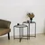 Hanah home Klub sto S412 50x60??x50cm Crni