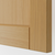METOD / MAXIMERA Vis.elem. s izvl.funk. 3fi/1vr/2pol, bela/Forsbacka hrastovina, 40x60x240 cm