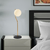 Opviq Stona lampa, Crna