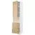 METOD / MAXIMERA Vis.elem.mikrotal. s vratima/2fioke, bela/Forsbacka hrastovina, 60x60x240 cm