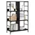 Polica Crni hrast 78,5 x 33 x 117,5 cm metal PB