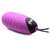 Bang! Ribbed Egg 28X Silicone with Remote Purple