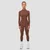 GymBeam Women‘s Cosmo Zip-Up Jumpsuit Brown S