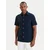 Tommy Jeans Srajca  temno modra