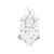 Chicco Enodelne kopalke modra/rjava/bela