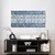 5-delna slika modre spirale in ornamenti - 100x50
