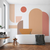 Stenska nalepka 250x200 cm Abstract Sunset - Ambiance