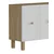 HANAH HOME Komoda Notre KB150 Bohem Sapphire Oak White