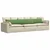 Jastučići za sofu 2 pcs Svijetlo zelena 200 x 40 cm