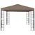 Vidaxl Paviljon 3x3 m taupe