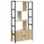 Polica Sonoma hrast 80 x 30 x 155,5 cm Konstruirano drvo