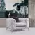 Atelier del Sofa Fotelja Como 108x73x90cm Svetlosiva