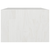 Den Klubska mizica bela 75x50x33,5 cm trdna borovina