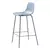 Svetlo moder plastičen barski stol 92,5 cm Whitby – Unique Furniture