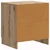 vidaXL Nočna omarica 2 pcs Artisan hrast 43 x 34,5 x 47 cm