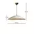 Opviq Luster BK178, 1 x E 27 max, 40 W, Beli