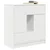 Komoda s ladicama i vratima bijela 70,5x34x74,5 cm