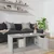Den Klubska mizica betonsko siva 102x50x36 cm konstruiran le