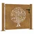 Vrtna vrata 100x100 cm Corten čelik Dizajn stabla