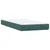 Box Spring krevet s madracem i LED tamnozeleni 80x220 cm baršun