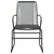 3-dijelni vrtni blagovaonski set od PVC ratana crni