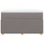 Vidaxl Box spring postelja z vzmetnico taupe 120x190 cm blago