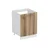 Hanah Home kuhinjski element Minar 4141, 60 cm, beli / dore