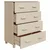 Komoda HAMAR boja meda 79 x 40 x 103,5 cm od masivne borovine