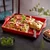 Foccacia baking pan, ceramic, 40x31,5cm, Burgundy - Emile Henry