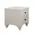 Hanah Home Noćni stočić Rb-058, 45x45x40 cm, Beli