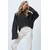 Trend Alacati Stili Ženska bluza Alc-X14434, Tamnosiva