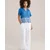 WE Fashion Bluza modra/bela