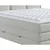 MID.YOU POSTELJA BOXSPRING 200 cm  x 220 cm , tekstil svetlo siva