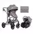 KikkaBoo Kolica Darling Dark Grey premium set 2in1 sa autosedištem I-Size (KKB11248 SET)