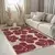 Rdeča pralna preproga 60x100 cm Red Meadow – Mila Home