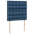 VIDAXL Box spring postelja z vzmetnico modra 100x200 cm blago
