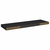 Plutajuće zidne police 4 kom crne 80 x 23,5 x 3,8 cm MDF