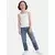 GAP Top  svetlo modra / bela