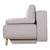 Dieter Knoll BOXSPRING ZOFA, siva tekstil