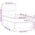 Vidaxl Box spring postelja z vzmetnico temno rjava 90x200 cm blago