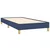 Vidaxl Posteljni okvir moder 90x190 cm blago