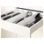 METOD / MAXIMERA Pod.orm.3front/2dnj/1srd/1vis.fiok, bela/Ringhult bela, 60x60 cm