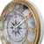 Wallity Zidni sat Hisar Compass, 40x40 cm, Sivo-zlatne boje